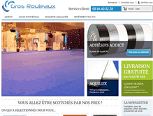 Tablet Screenshot of grosrouleaux.com